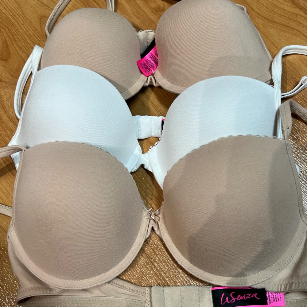 Lot of 3 La SENZA Pushup Bras (US size 34C)